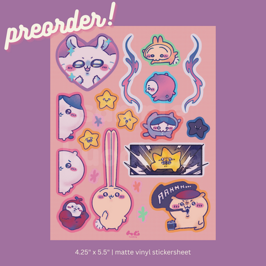 PREORDERS | Chiikawa | Sticker Sheet