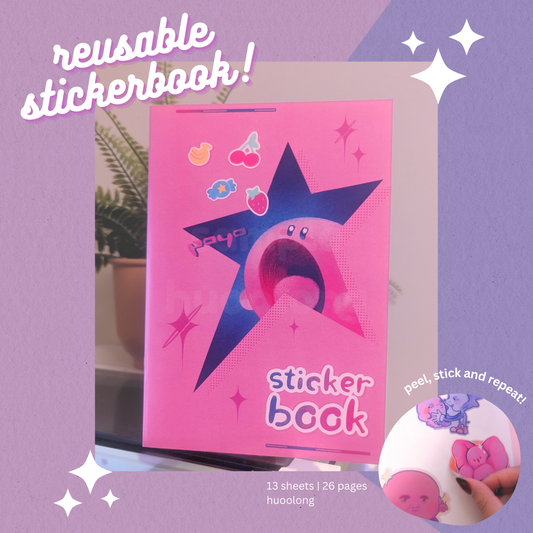 Reusable Stickerbook - Kirby