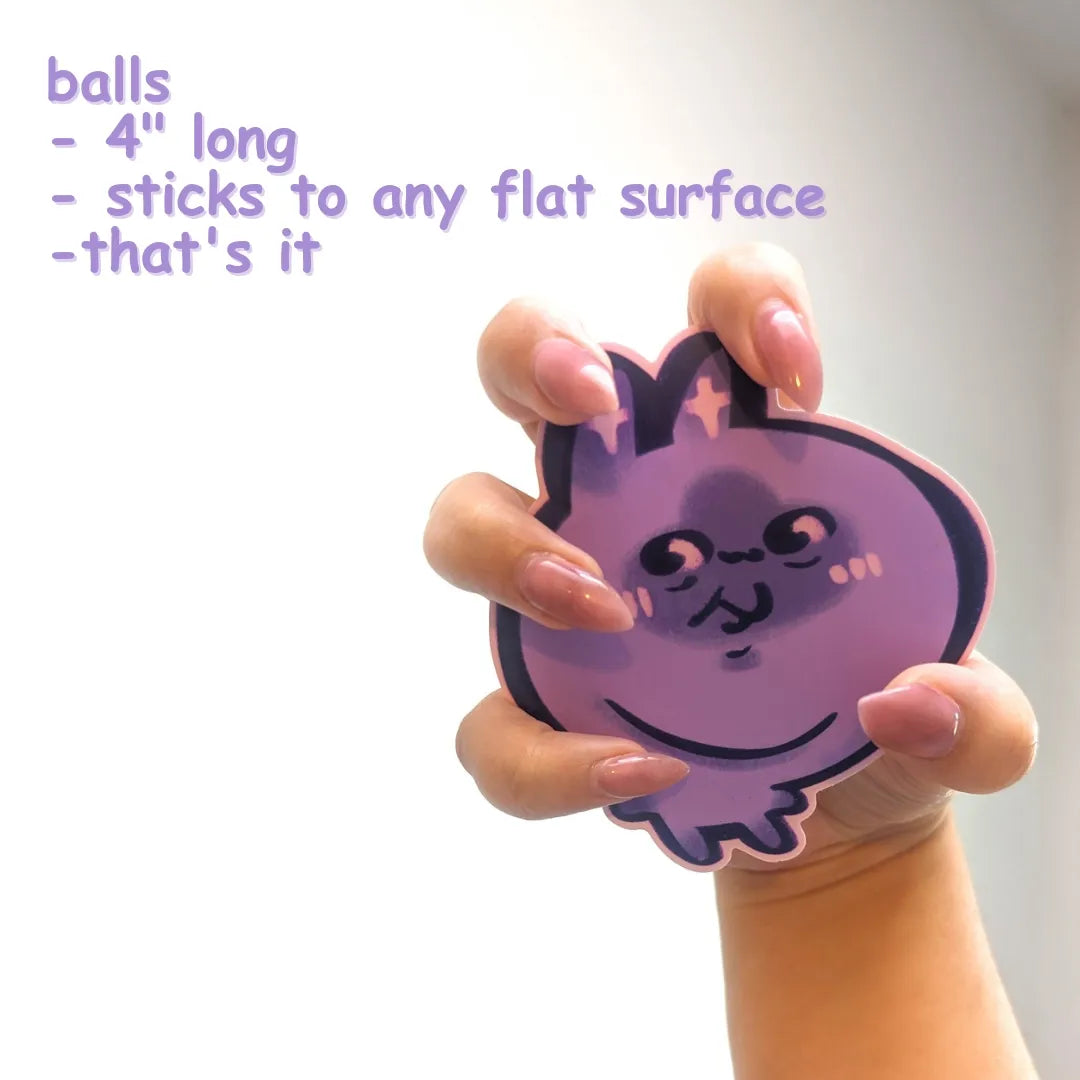 Balls the Bunny | Vinyl Sticker