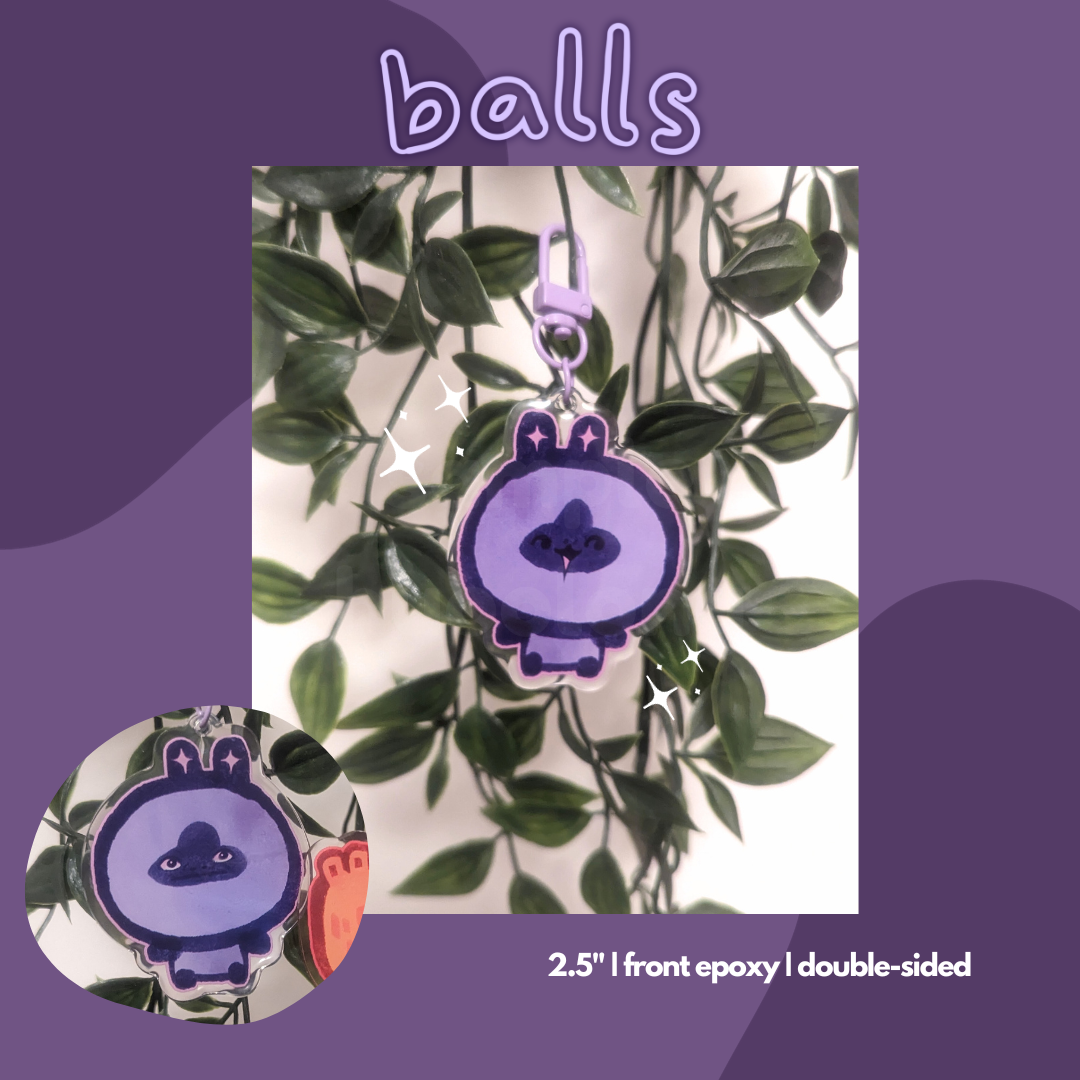 Balls + Buubs | Keychain Charms