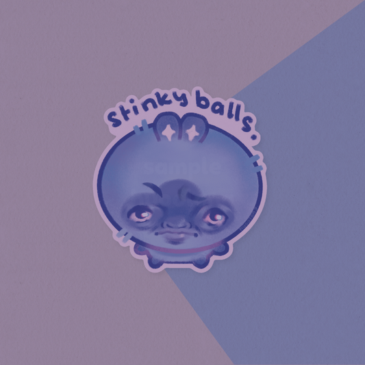 Stinky Balls | Vinyl Sticker