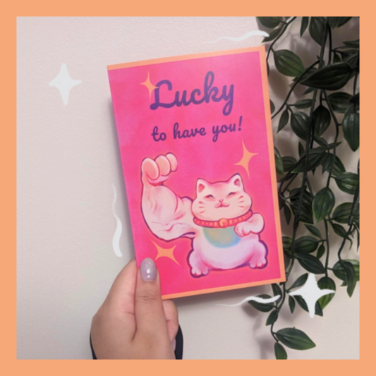 Lucky Cat | Greeting Card