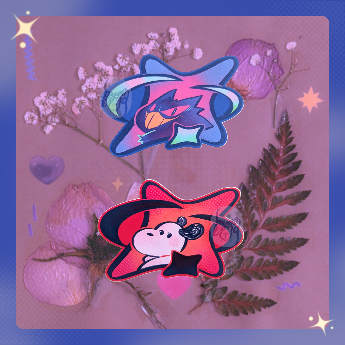 Snoopy & Gengar Star | Vinyl Sticker